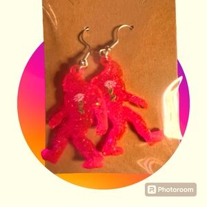 Bigfoot earrings